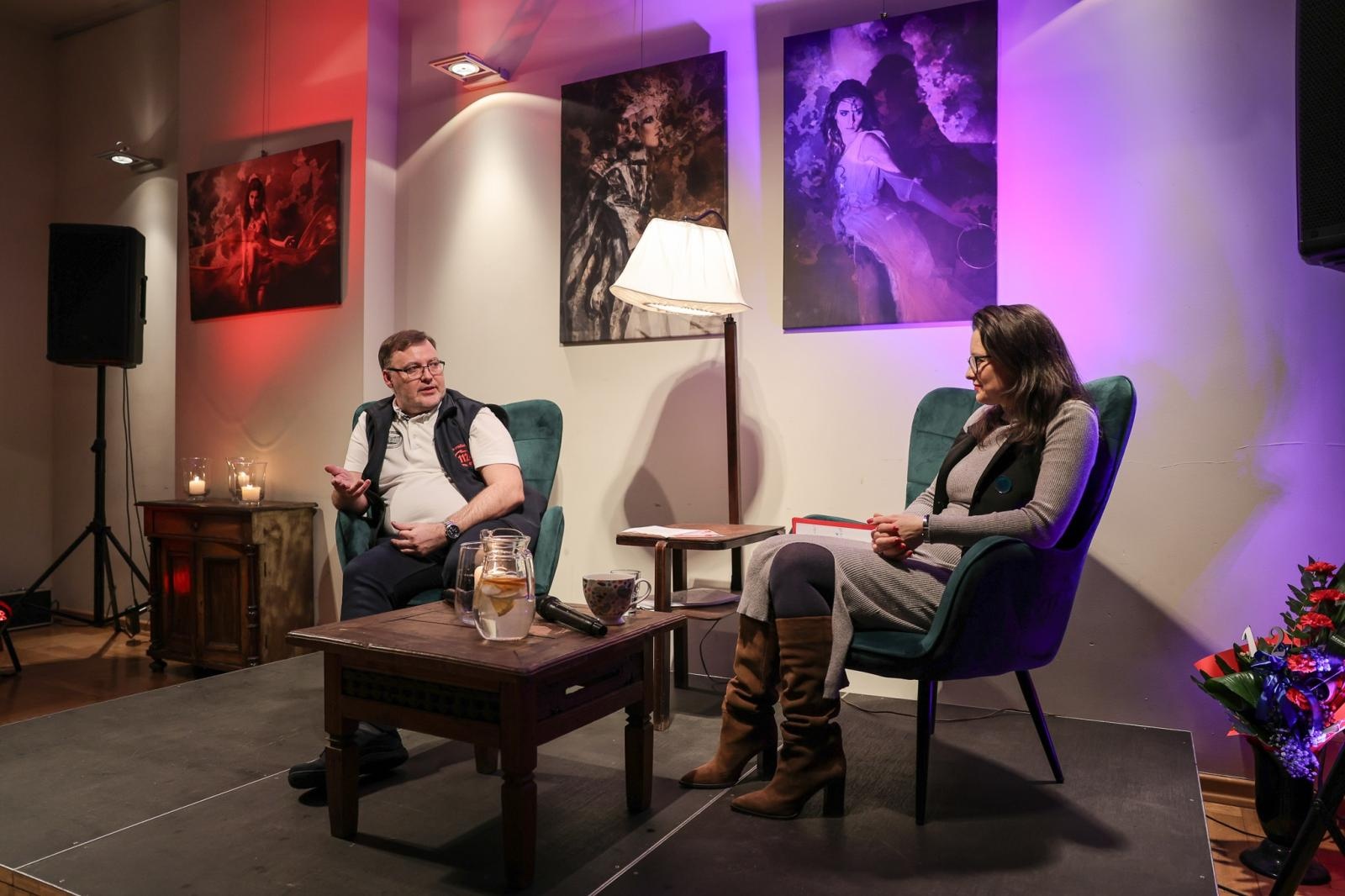 Zdjęcie w galerii na portalu naszraciborz.pl: 112 – numer, który ratuje życie! Spotkanie W PUNKT z Jakubem Rusinem-Anderskim wiadomości z regionu