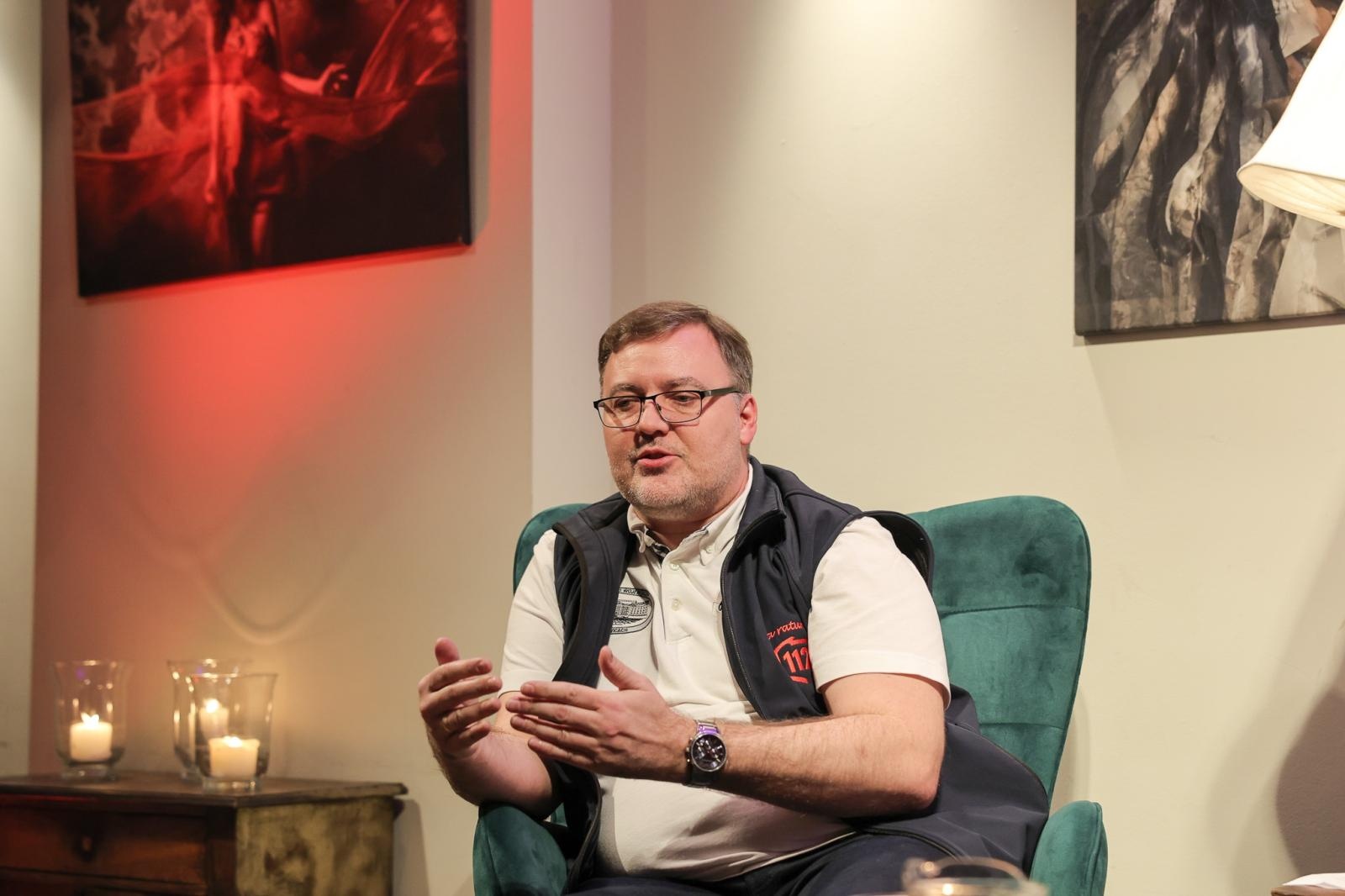 Zdjęcie w galerii na portalu naszraciborz.pl: 112 – numer, który ratuje życie! Spotkanie W PUNKT z Jakubem Rusinem-Anderskim wiadomości z regionu