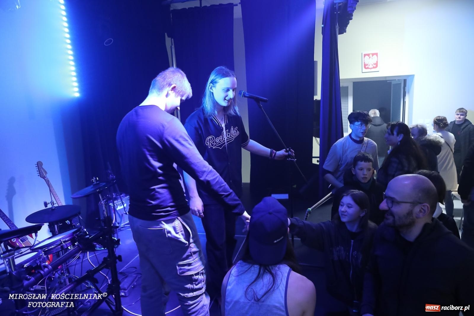 Zdjęcie w galerii na portalu naszraciborz.pl: Zespół Afera zadebiutował na scenie CKZiU nr 2 Mechanik wiadomości z regionu