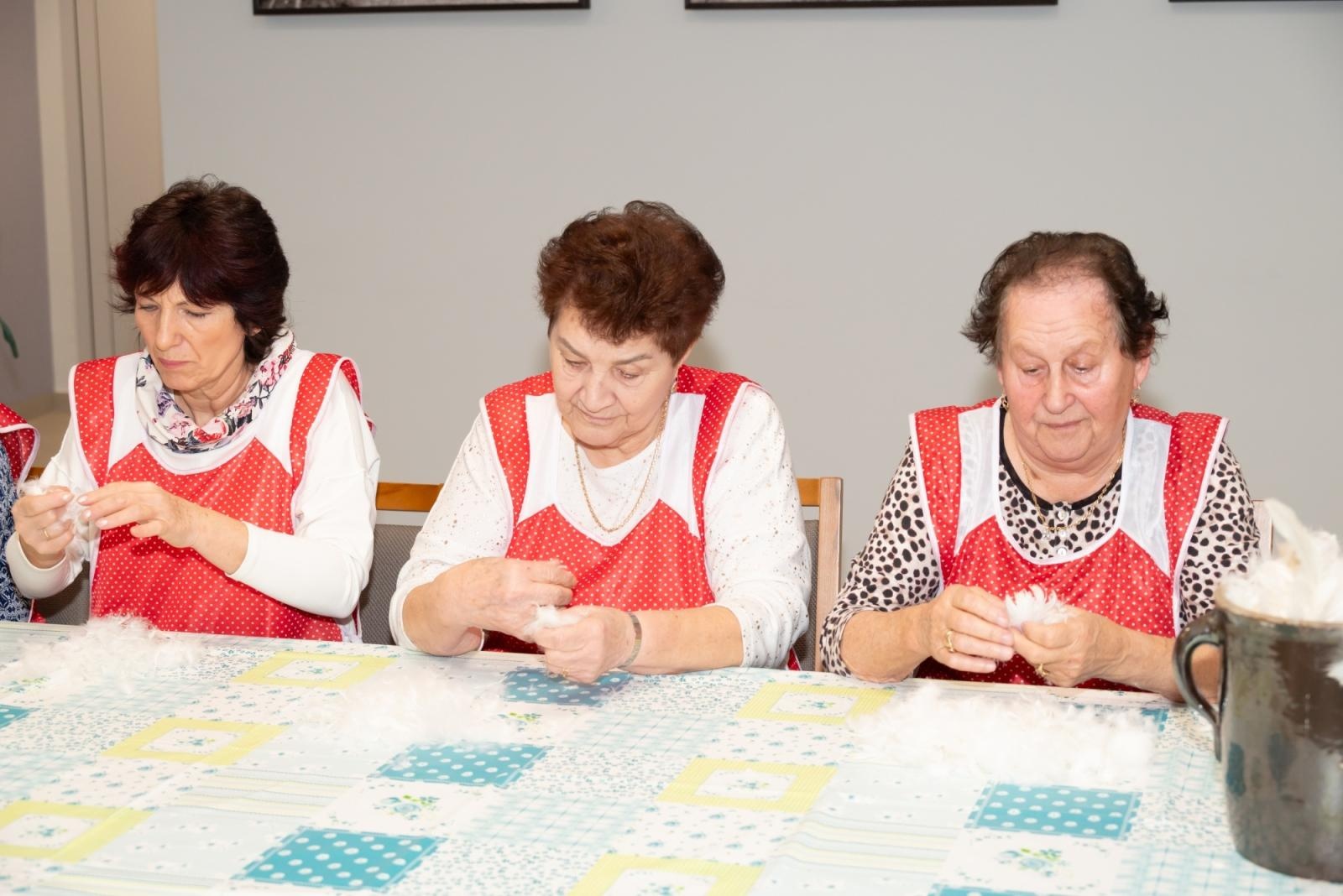 Zdjęcie w galerii na portalu naszraciborz.pl: Skubanie pierza w Tworkowie. Tradycja, która łączy pokolenia wiadomości z regionu