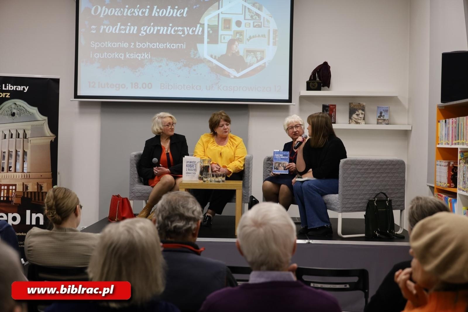 Zdjęcie w galerii na portalu naszraciborz.pl: Kobiety mają głos! Opowieści kobiet z rodzin górniczych w bibliotece wiadomości z regionu