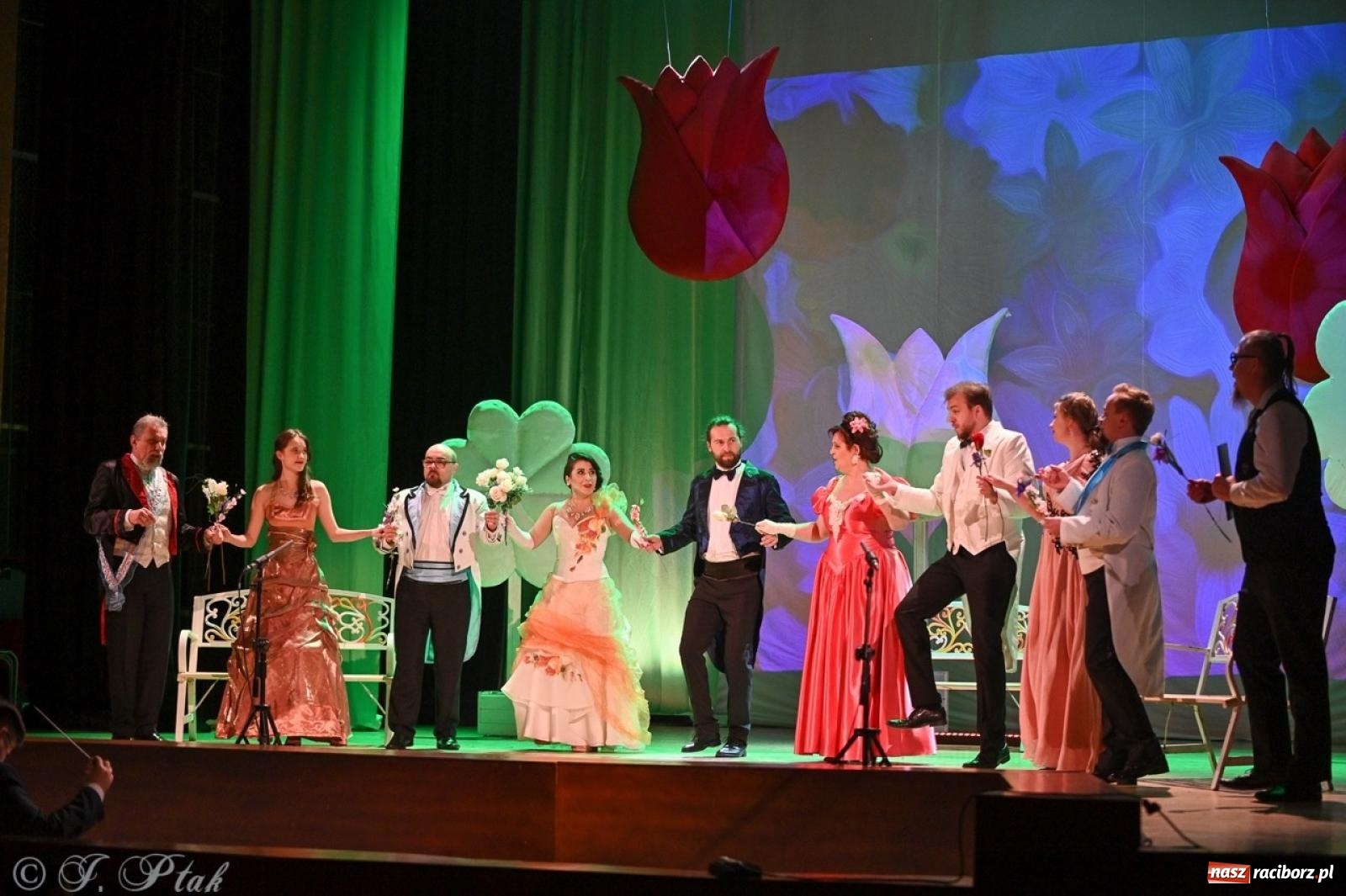 Zdjęcie w galerii na portalu naszraciborz.pl: Wesoła wdówka oczarowała publiczność w Raciborskim Centrum Kultury wiadomości z regionu