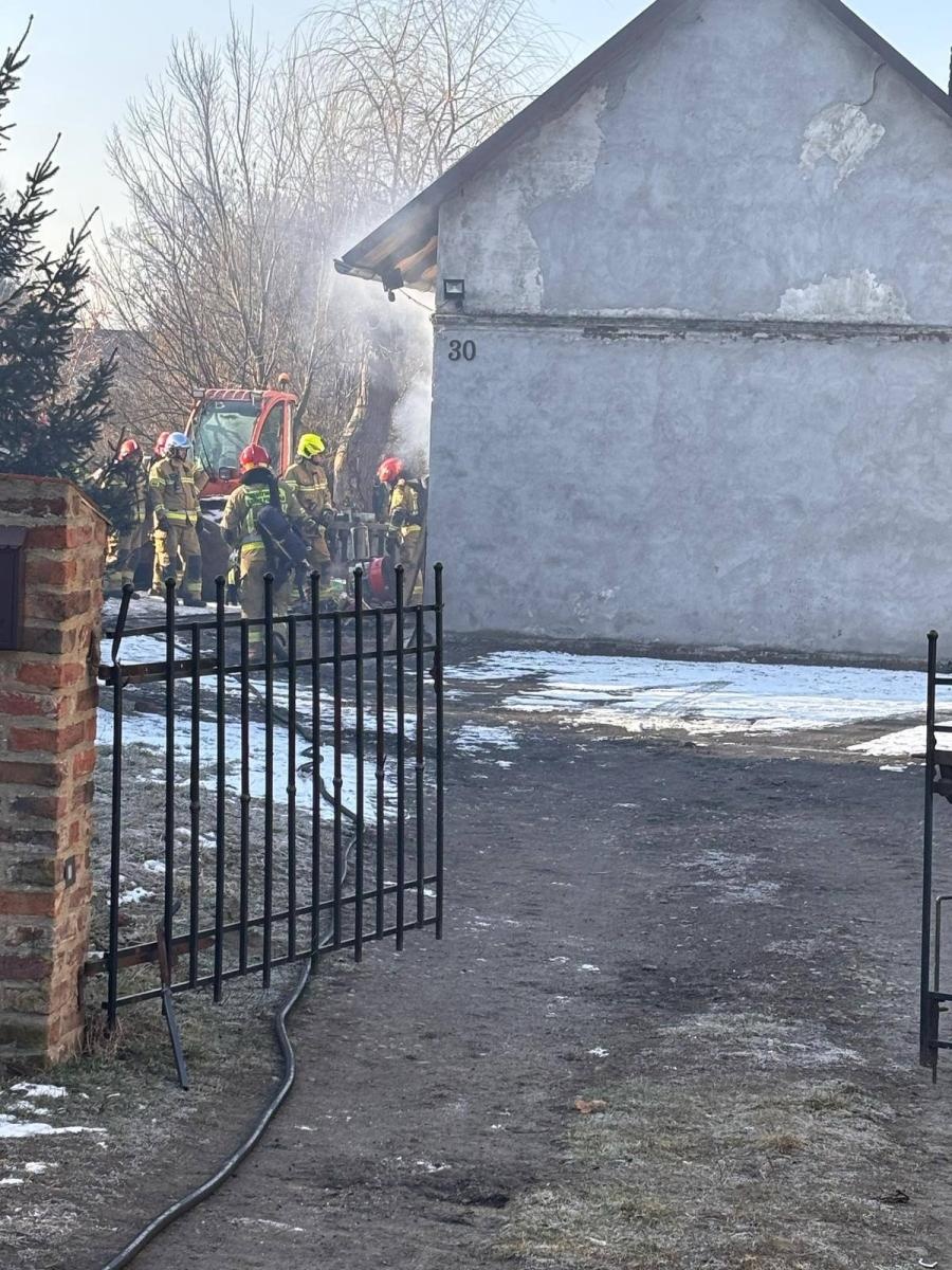 Zdjęcie w galerii na portalu naszraciborz.pl: Pożar kotłowni w Budziskach – szybka interwencja strażaków [FOTO] wiadomości z regionu