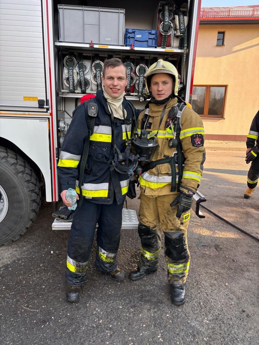 Zdjęcie w galerii na portalu naszraciborz.pl: Pożar kotłowni w Budziskach – szybka interwencja strażaków [FOTO] wiadomości z regionu