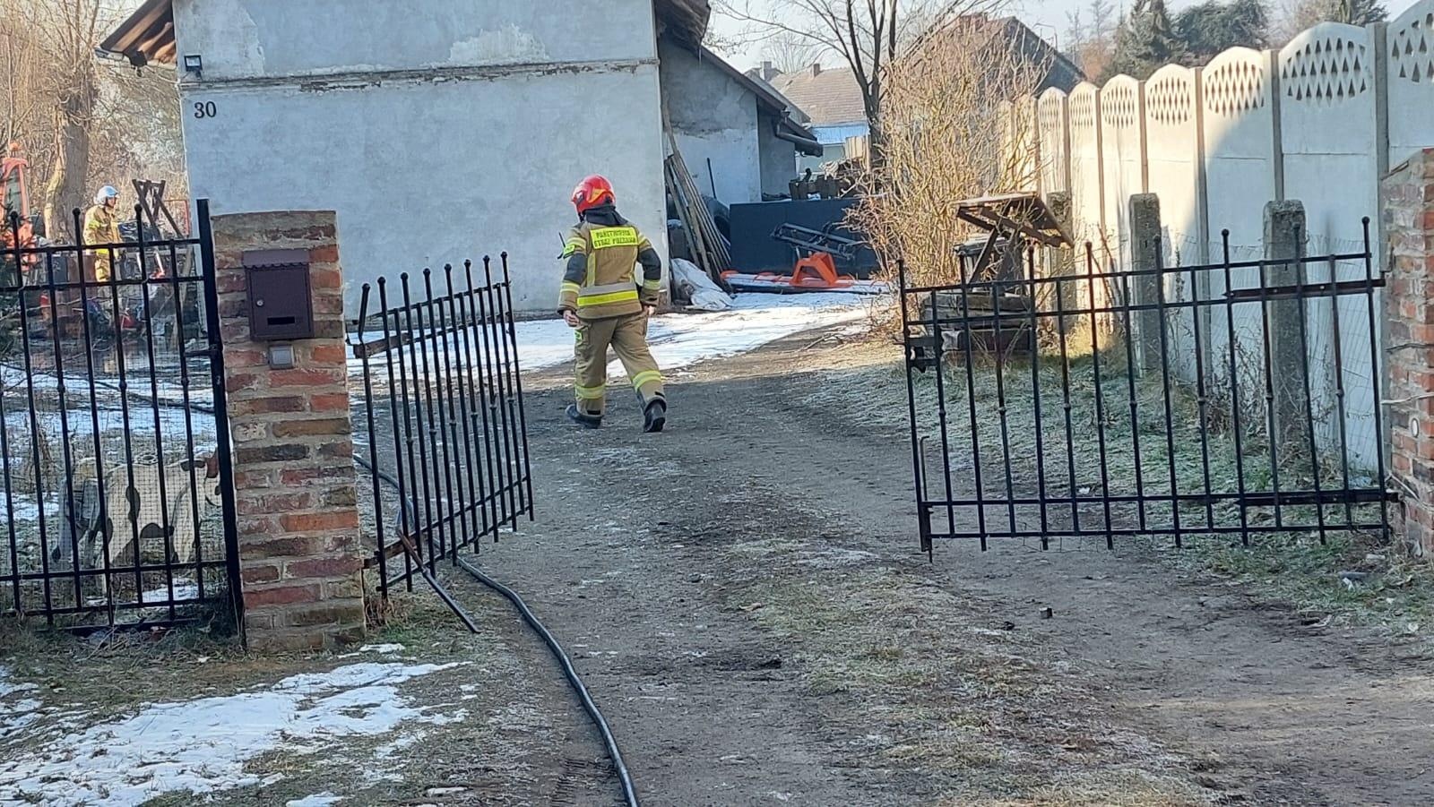 Zdjęcie w galerii na portalu naszraciborz.pl: Pożar kotłowni w Budziskach – szybka interwencja strażaków [FOTO] wiadomości z regionu