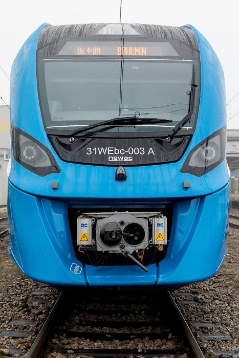 Zdjęcie w galerii na portalu naszraciborz.pl: Impuls 2 - nowoczesny pociąg Kolei Śląskich kursuje na trasie do Raciborza [FOTO] wiadomości z regionu