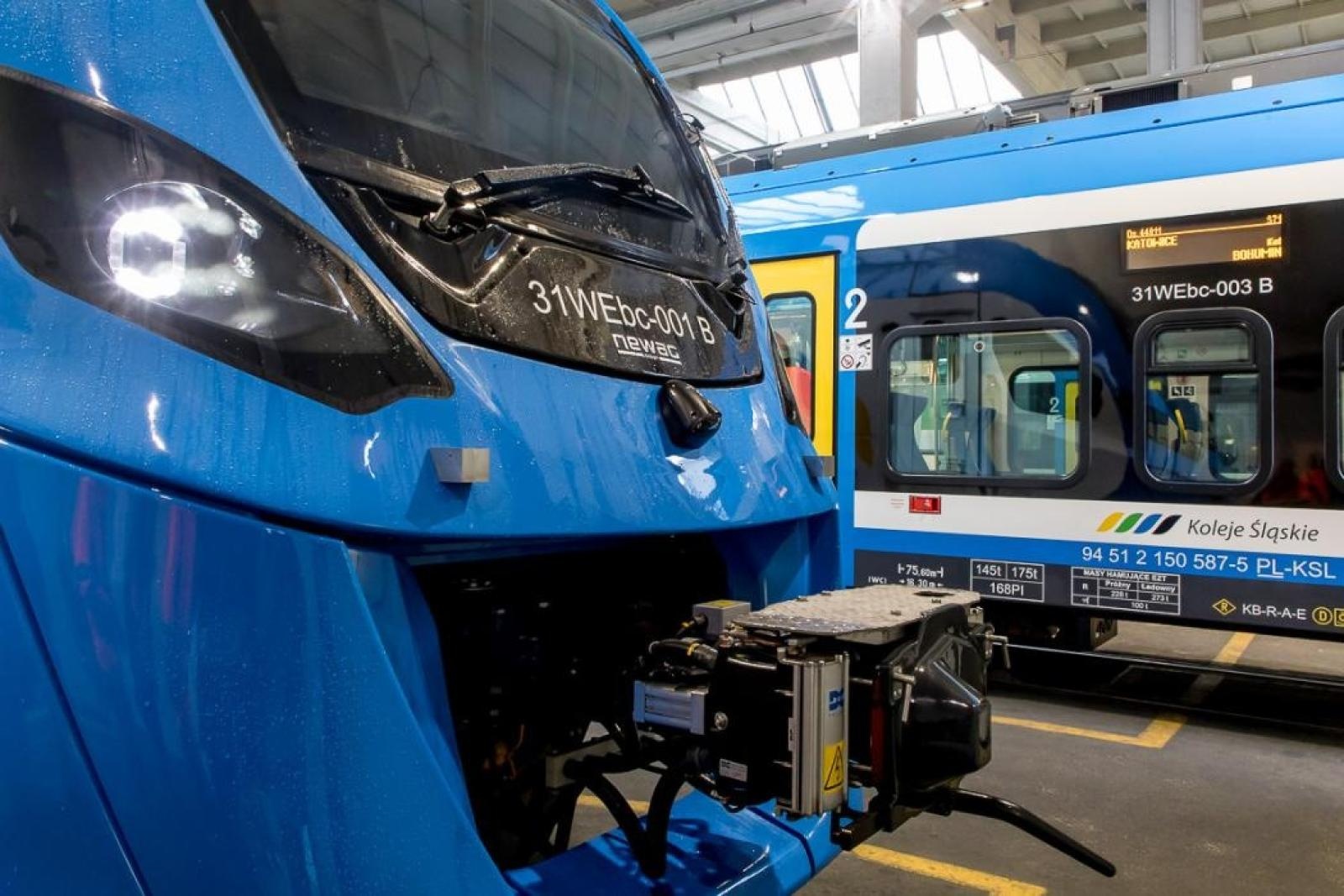 Zdjęcie w galerii na portalu naszraciborz.pl: Impuls 2 - nowoczesny pociąg Kolei Śląskich kursuje na trasie do Raciborza [FOTO] wiadomości z regionu