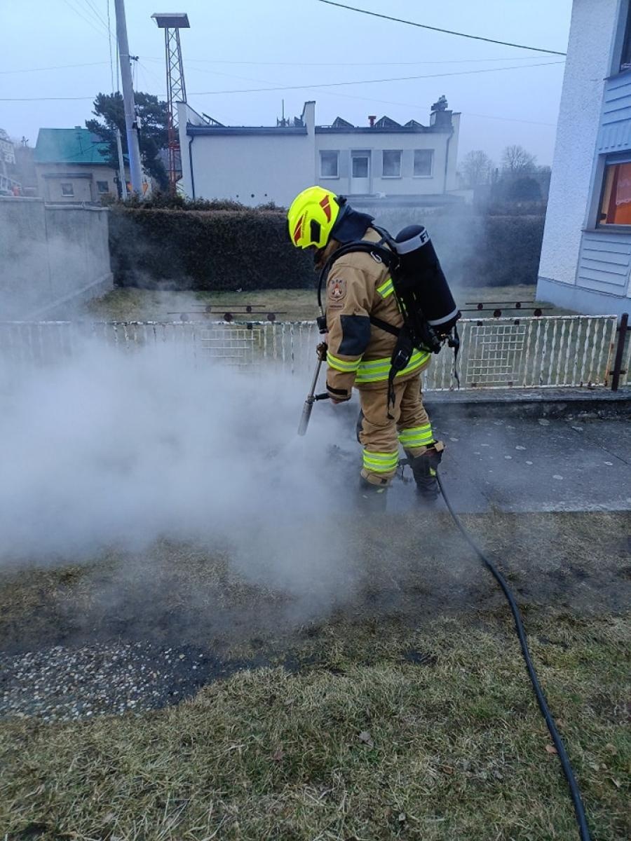 Zdjęcie w galerii na portalu naszraciborz.pl: Kolizja w Raciborzu i interwencja straży pożarnej w Krowiarkach wiadomości z regionu