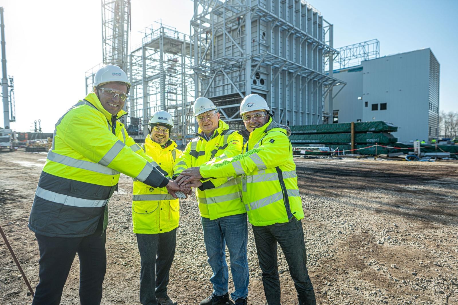 Zdjęcie w galerii na portalu naszraciborz.pl: Milowy krok w budowie bloku gazowo-parowego PGE Nowy Rybnik wiadomości z regionu
