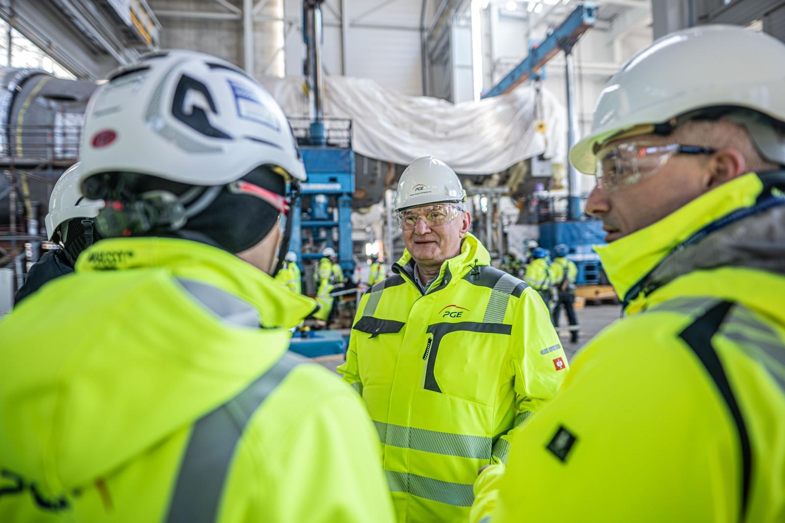 Zdjęcie w galerii na portalu naszraciborz.pl: Milowy krok w budowie bloku gazowo-parowego PGE Nowy Rybnik wiadomości z regionu