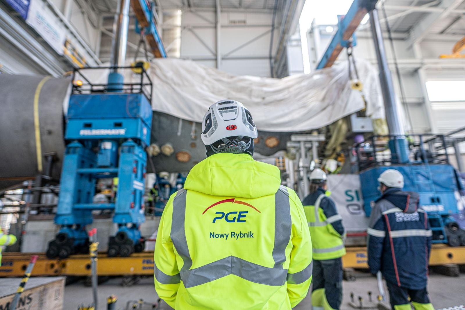 Zdjęcie w galerii na portalu naszraciborz.pl: Milowy krok w budowie bloku gazowo-parowego PGE Nowy Rybnik wiadomości z regionu