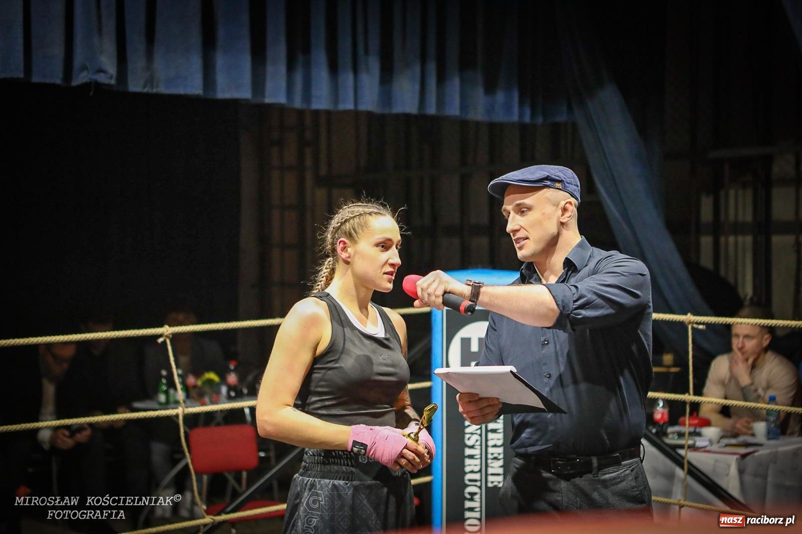 Zdjęcie w galerii na portalu naszraciborz.pl: Bokserskie show w retro stylu – niezapomniana gala w Kietrzu [FOTO i WIDEO] wiadomości z regionu