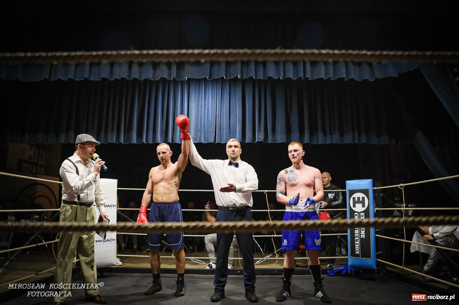 Zdjęcie w galerii na portalu naszraciborz.pl: Bokserskie show w retro stylu – niezapomniana gala w Kietrzu [FOTO i WIDEO] wiadomości z regionu