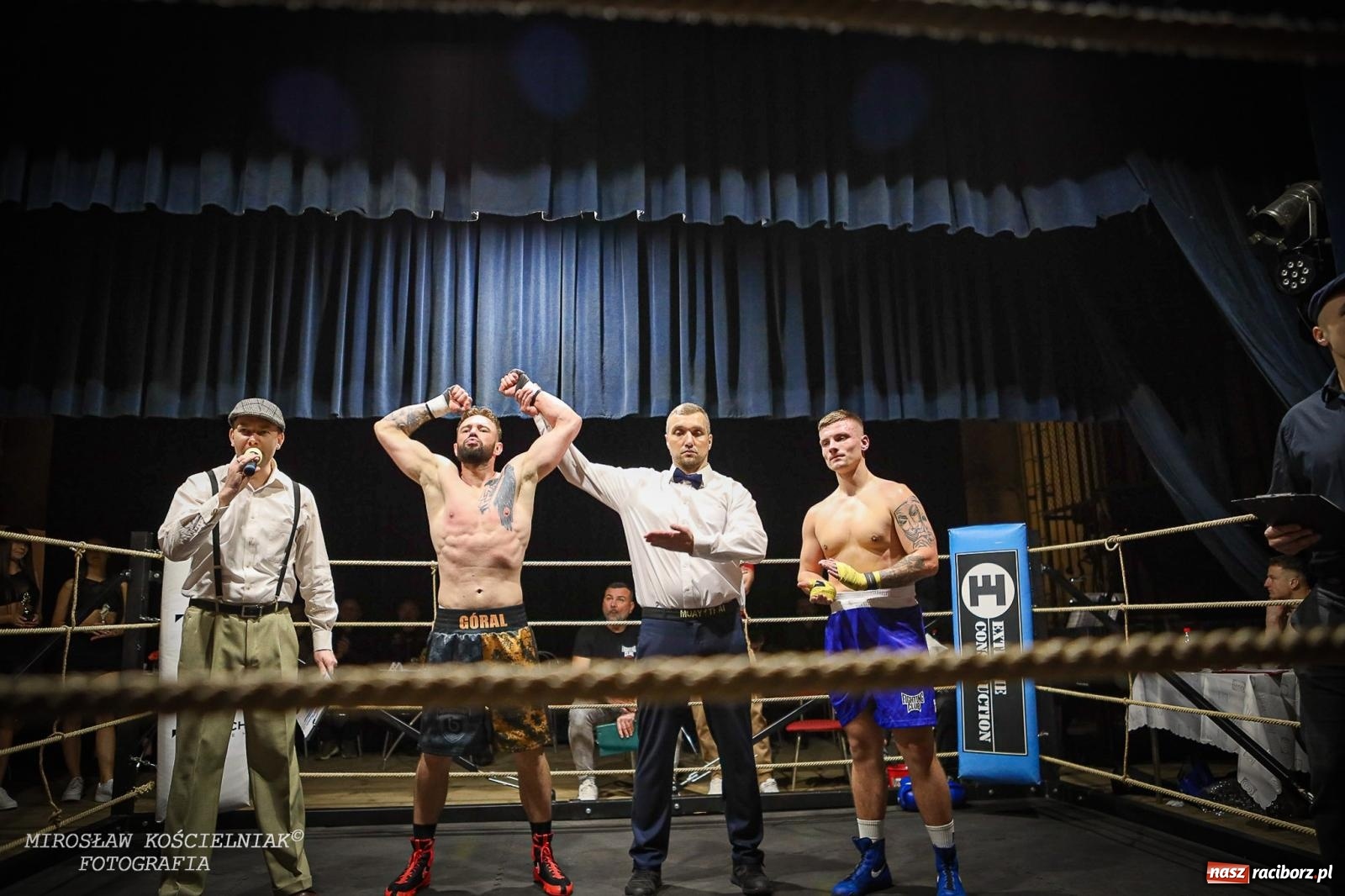 Zdjęcie w galerii na portalu naszraciborz.pl: Bokserskie show w retro stylu – niezapomniana gala w Kietrzu [FOTO i WIDEO] wiadomości z regionu