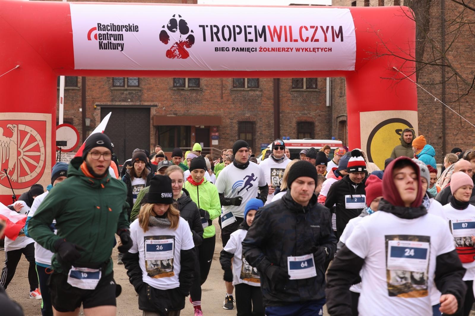 Zdjęcie w galerii na portalu naszraciborz.pl: Tropem Wilczym na bis! Za nami XIII Bieg Pamięci Żołnierzy Wyklętych wiadomości z regionu