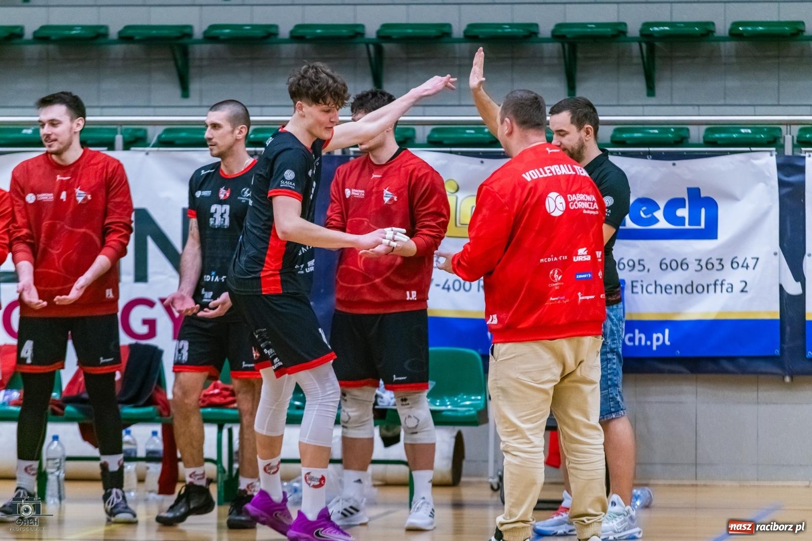Zdjęcie w galerii na portalu naszraciborz.pl: Do tie-breaka zabrakło niewiele. KS Racibórz uległ Dąbrowie Górniczej [FOTO] wiadomości z regionu