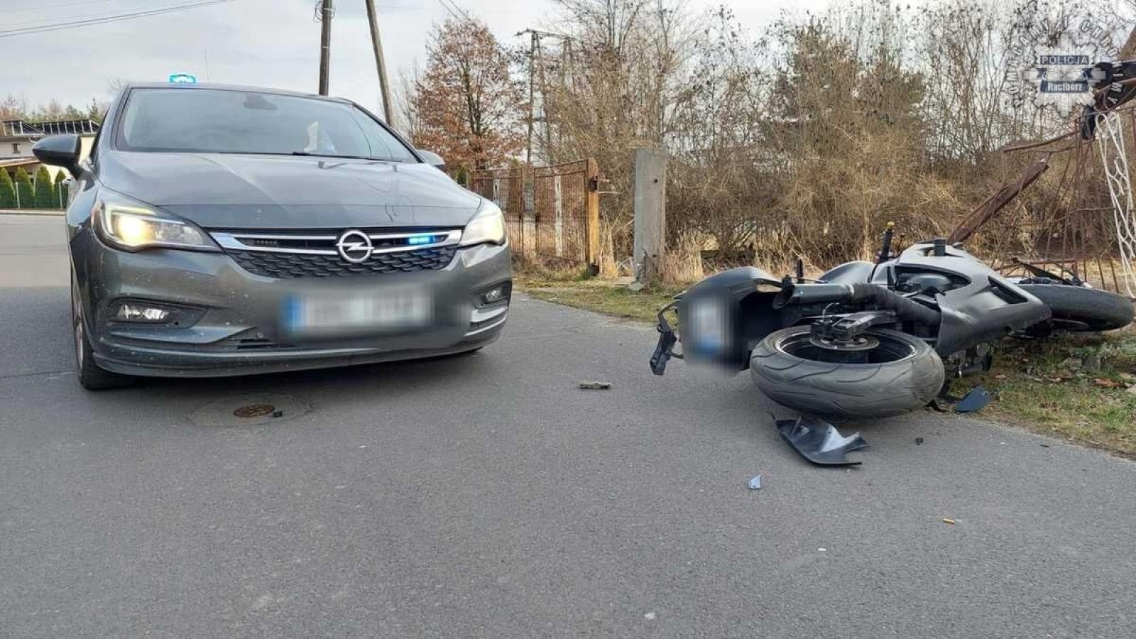 Zdjęcie w galerii na portalu naszraciborz.pl: Policyjny pościg za motocyklistą w Raciborzu [FOTO] wiadomości z regionu