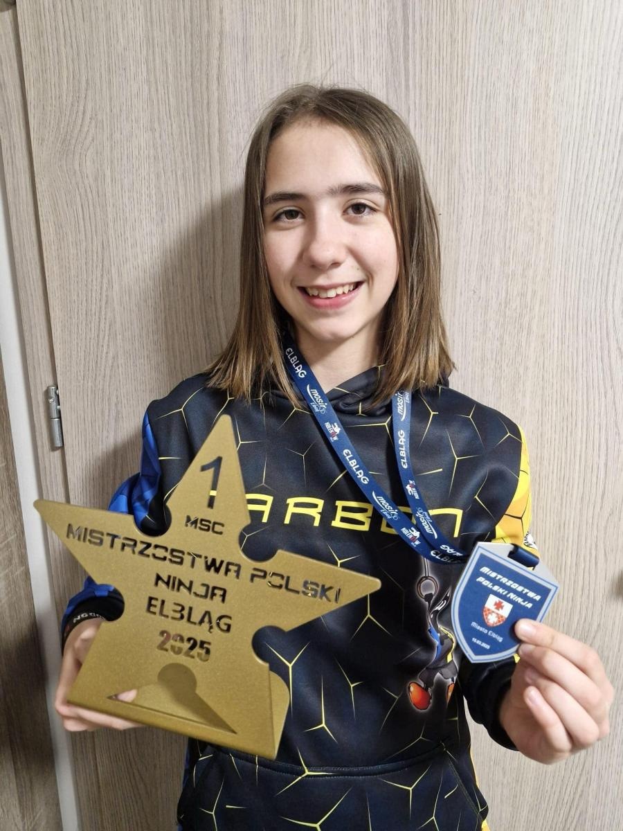 Zdjęcie w galerii na portalu naszraciborz.pl: Raciborzanie z medalami na mistrzostwach Polski Ninja 2025 wiadomości z regionu