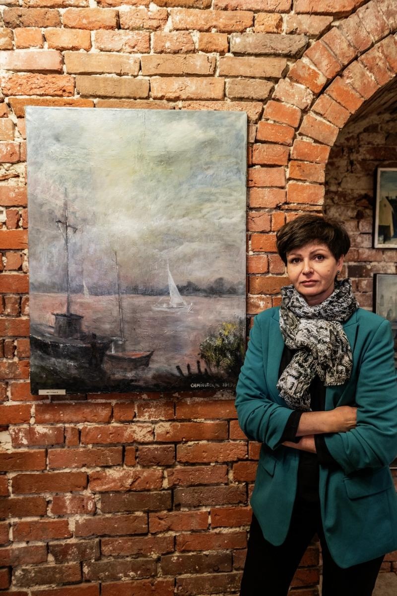 Zdjęcie w galerii na portalu naszraciborz.pl: Barwy wspomnień – retrospektywa twórczości Mariana Chmieleckiego w Rudach wiadomości z regionu