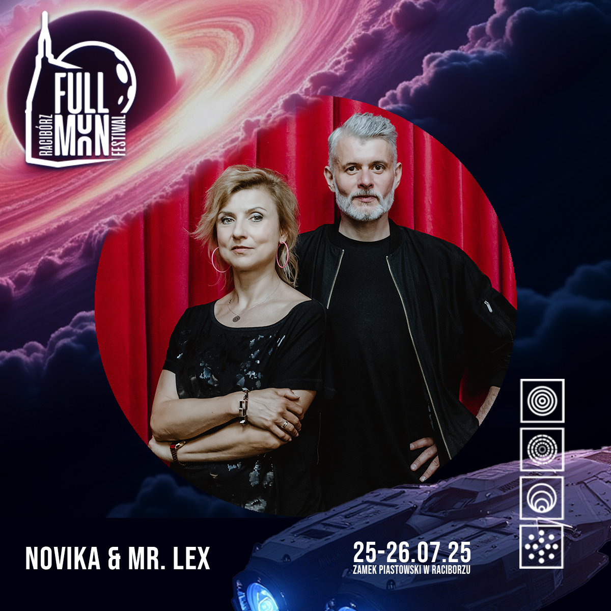 Zdjęcie w galerii na portalu naszraciborz.pl: Full Moon 2025 - zaprezentowano pierwszych artystów, którzy wystąpią na Zamku Piastowskim wiadomości z regionu