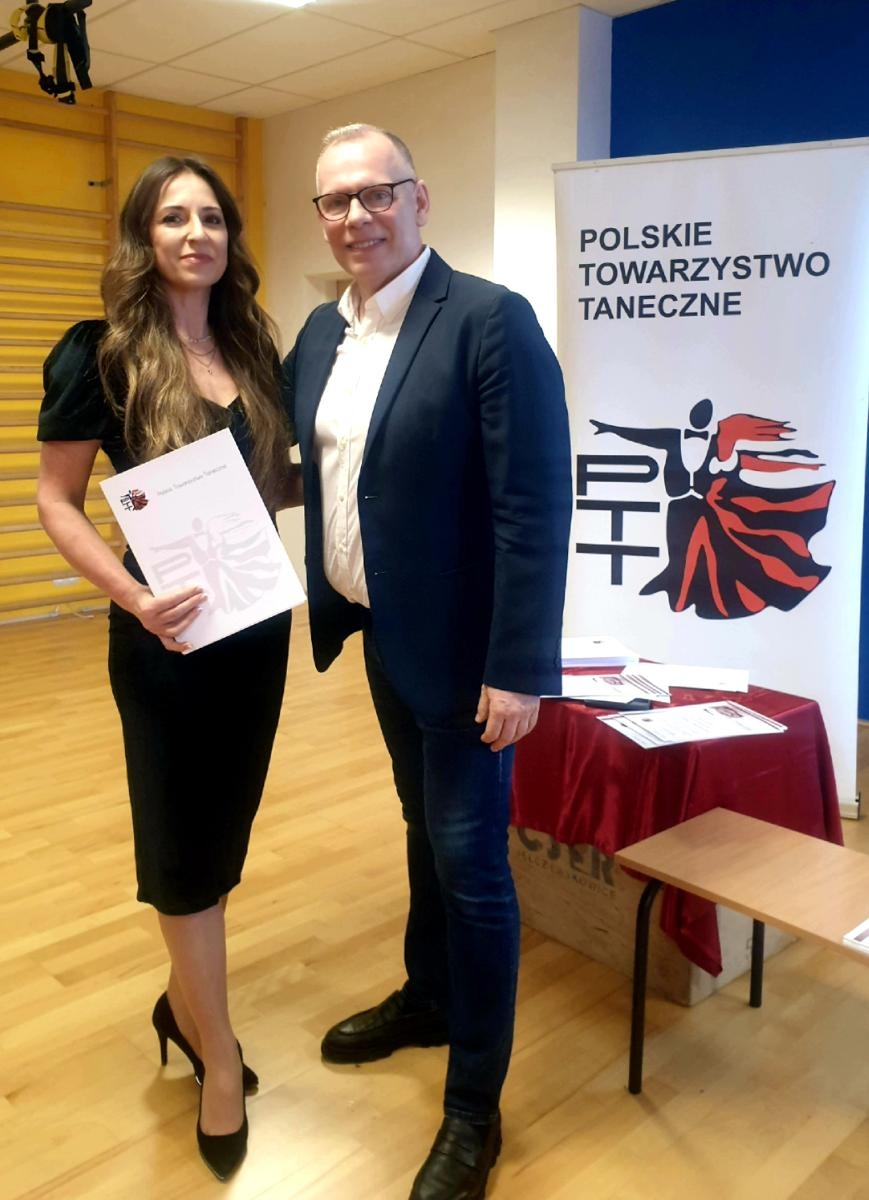 Zdjęcie w galerii na portalu naszraciborz.pl: Raciborzanka w kadrze Polskiego Towarzystwa Tanecznego wiadomości z regionu
