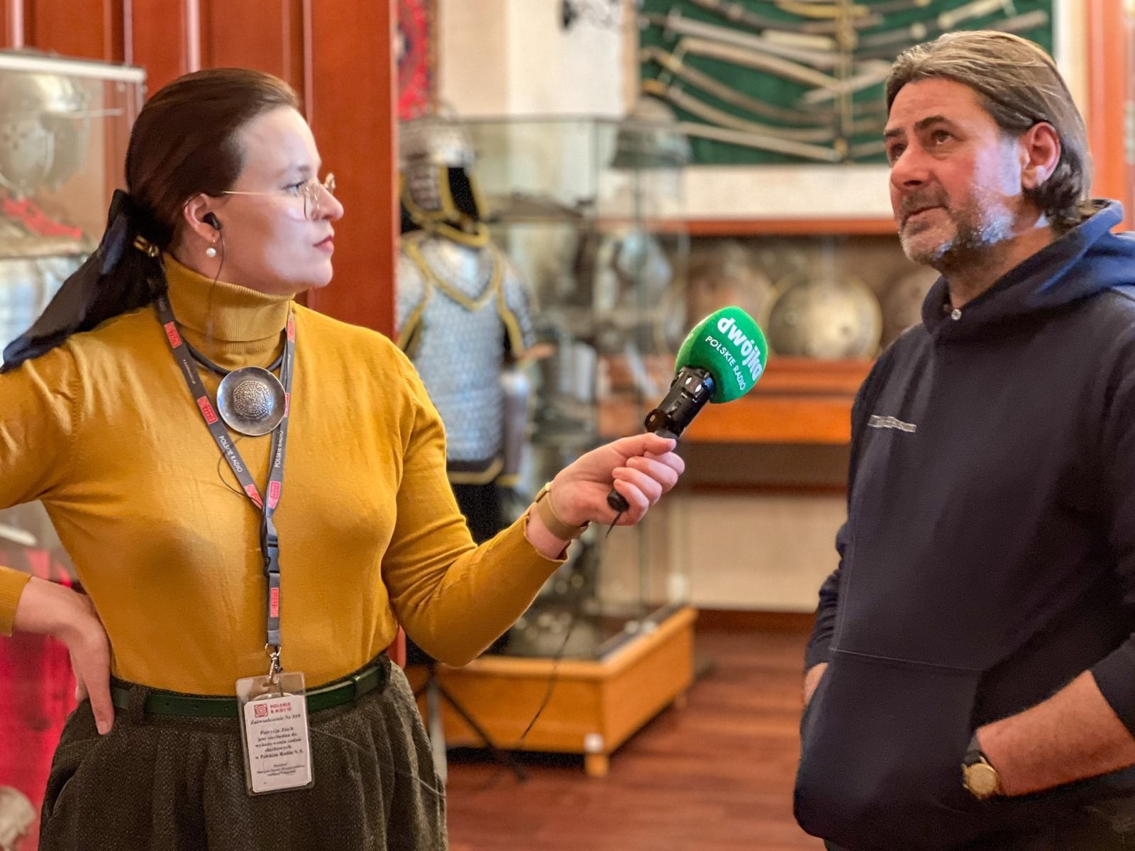 Zdjęcie w galerii na portalu naszraciborz.pl: Zamek Piastowski na falach Polskiego Radia wiadomości z regionu