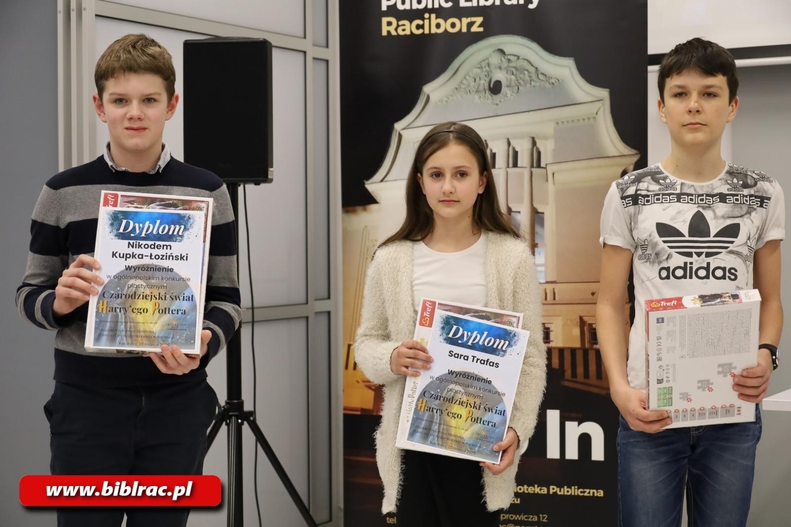 Zdjęcie w galerii na portalu naszraciborz.pl: Ogólnopolski Konkurs Plastyczny Czarodziejski świat Harry`ego Pottera rozstrzygnięty wiadomości z regionu