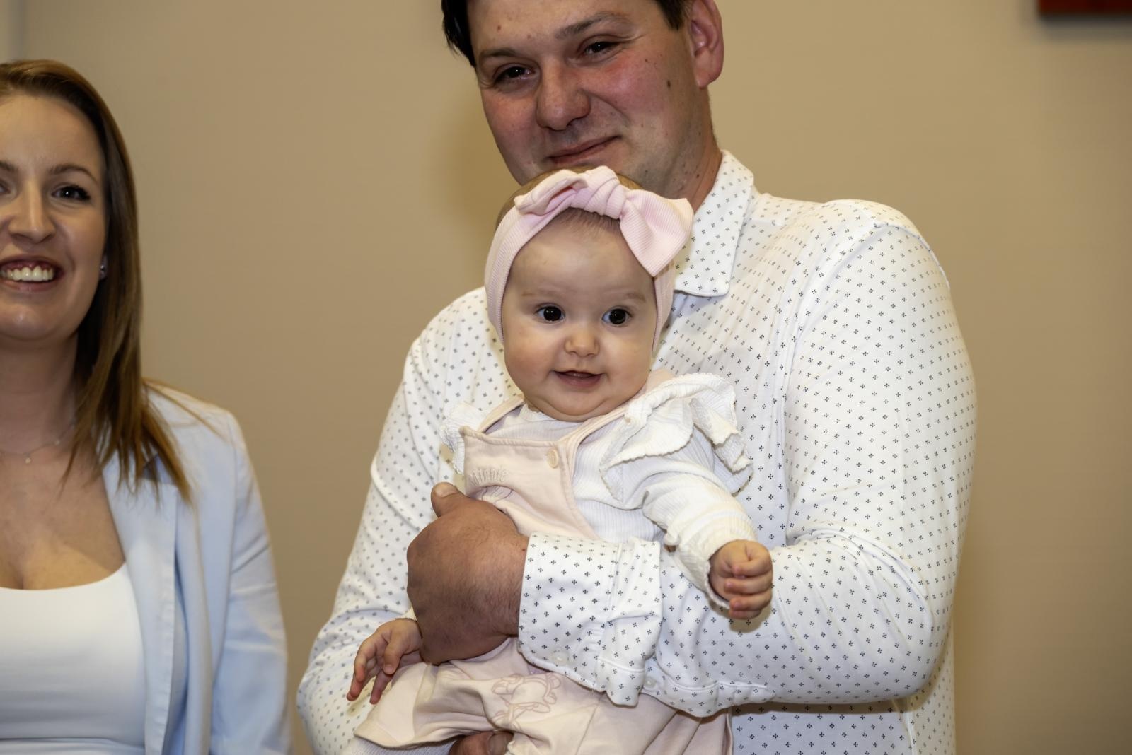 Zdjęcie w galerii na portalu naszraciborz.pl: W Krzyżanowicach przywitano najmłodszych mieszkańców gminy wiadomości z regionu