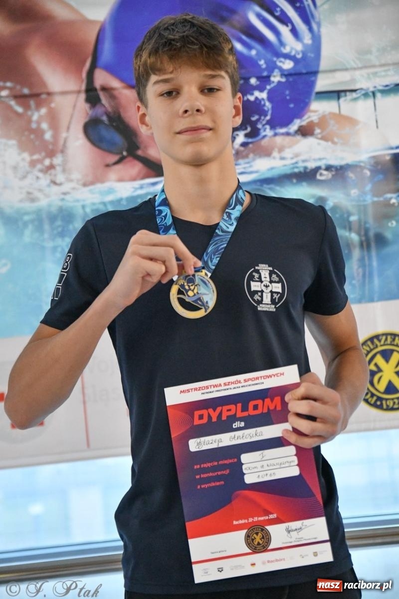 Zdjęcie w galerii na portalu naszraciborz.pl: Jeden medal dla Raciborza po pierwszym dniu Mistrzostw Szkół Sportowych wiadomości z regionu