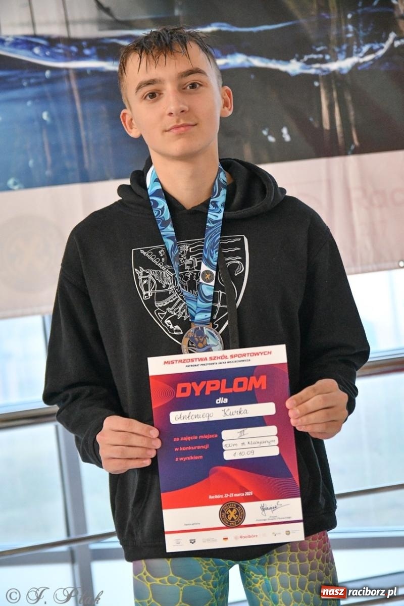 Zdjęcie w galerii na portalu naszraciborz.pl: Jeden medal dla Raciborza po pierwszym dniu Mistrzostw Szkół Sportowych wiadomości z regionu