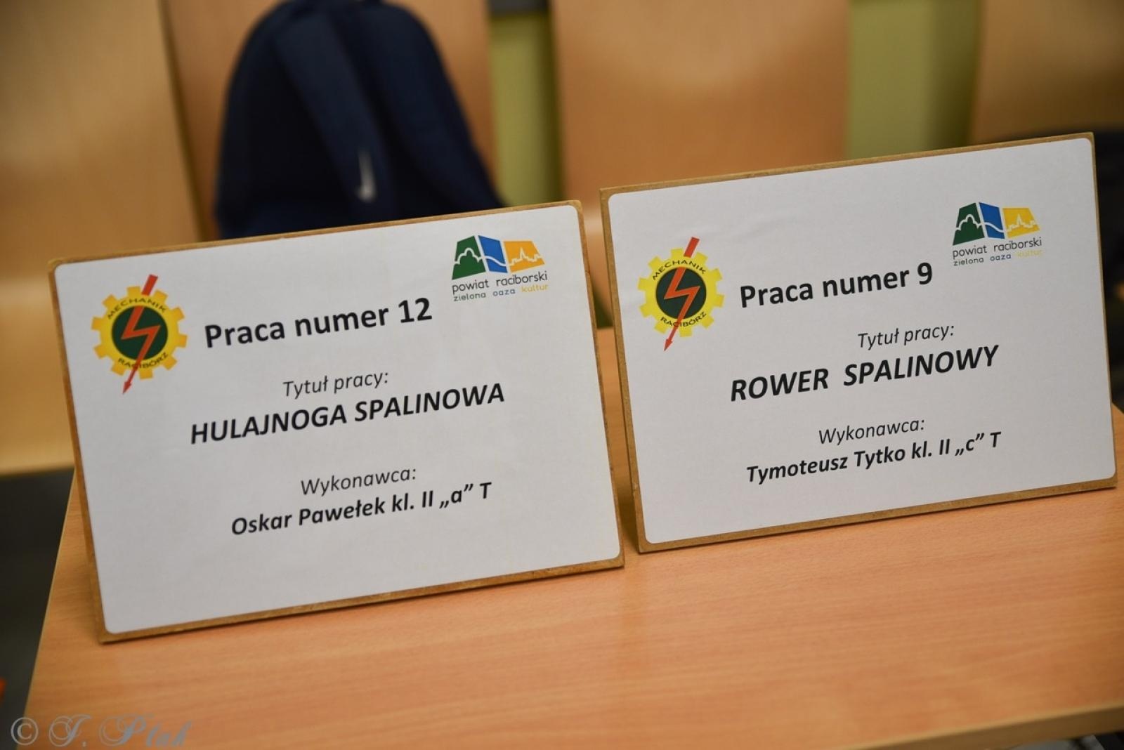 Zdjęcie w galerii na portalu naszraciborz.pl: Konkurs prac uczniowskich w Mechaniku – innowacyjne pomysły młodych techników wiadomości z regionu