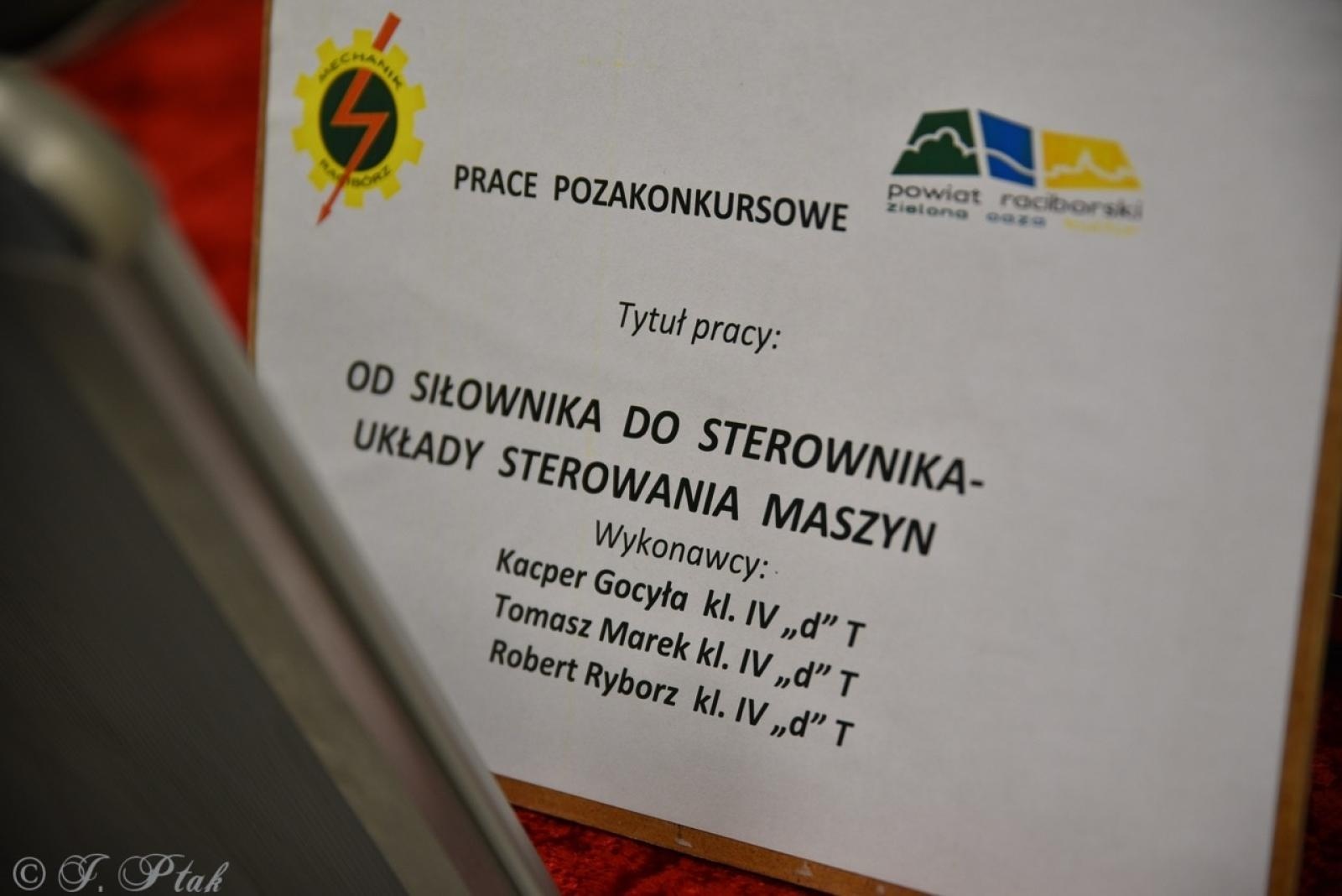 Zdjęcie w galerii na portalu naszraciborz.pl: Konkurs prac uczniowskich w Mechaniku – innowacyjne pomysły młodych techników wiadomości z regionu