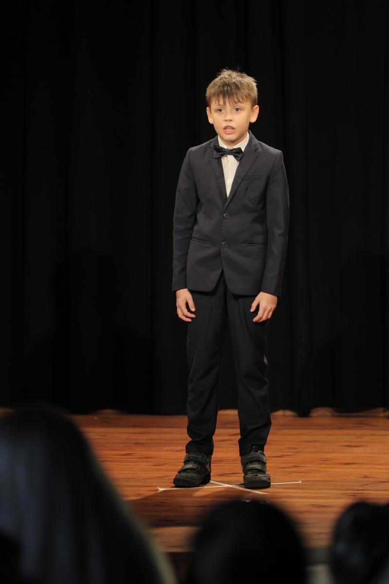 Zdjęcie w galerii na portalu naszraciborz.pl: Za nami eliminacje powiatowe konkursu recytatorskiego Mały OKR 2025 wiadomości z regionu