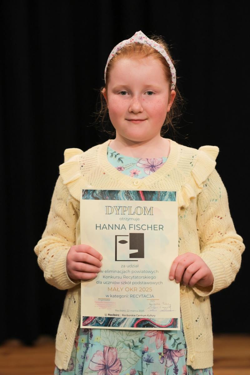 Zdjęcie w galerii na portalu naszraciborz.pl: Za nami eliminacje powiatowe konkursu recytatorskiego Mały OKR 2025 wiadomości z regionu