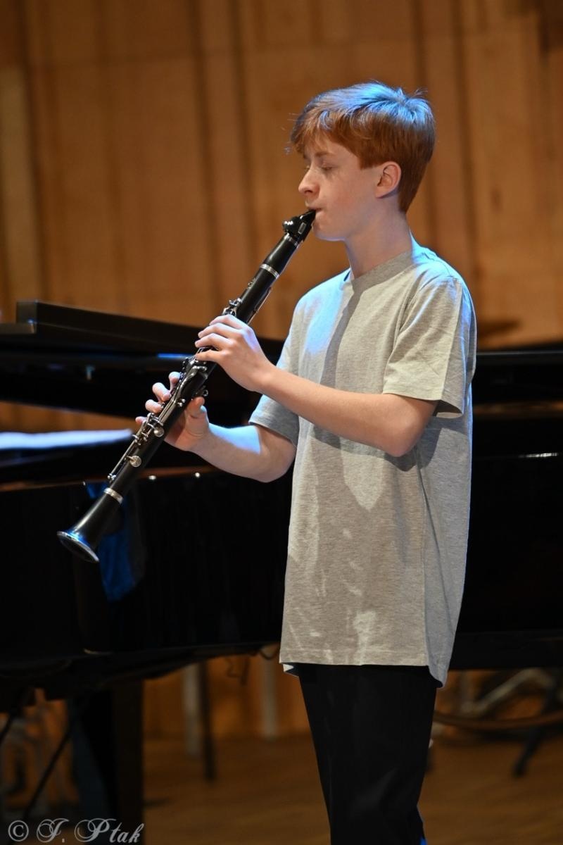 Zdjęcie w galerii na portalu naszraciborz.pl: Muzyczna podróż przez style i epoki. Koncert wiosenny w Państwowej Szkole Muzycznej w Raciborzu wiadomości z regionu