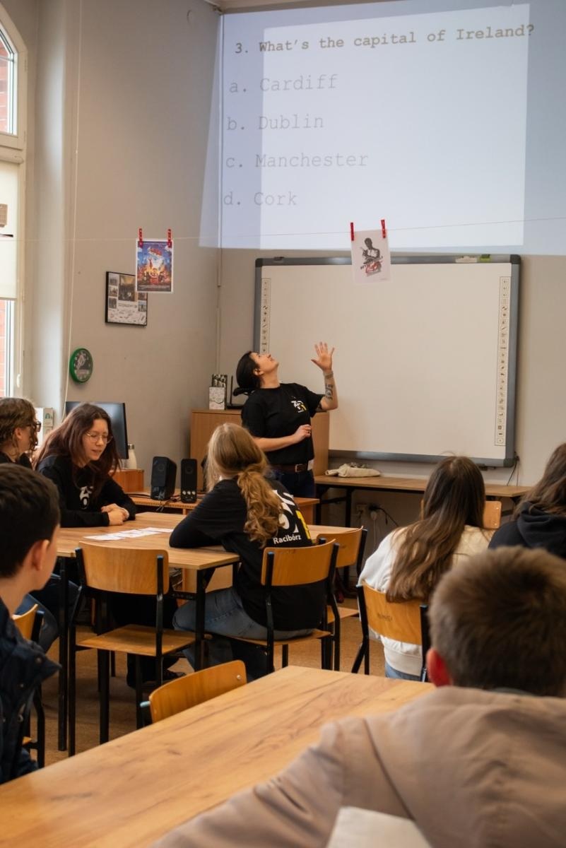 Zdjęcie w galerii na portalu naszraciborz.pl: Rodzina Kasprowicza. Dni otwarte w ZSO nr 1 wiadomości z regionu