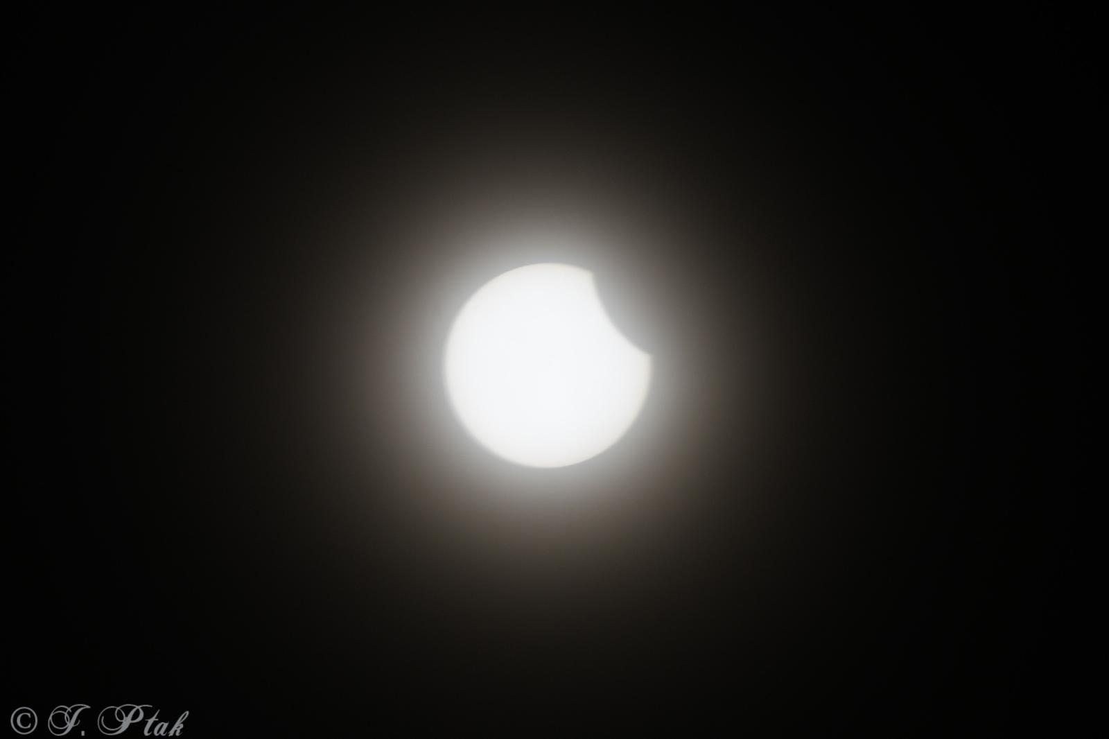 Zdjęcie w galerii na portalu naszraciborz.pl: Częściowe zaćmienie Słońca widziane z Raciborza [FOTO] wiadomości z regionu