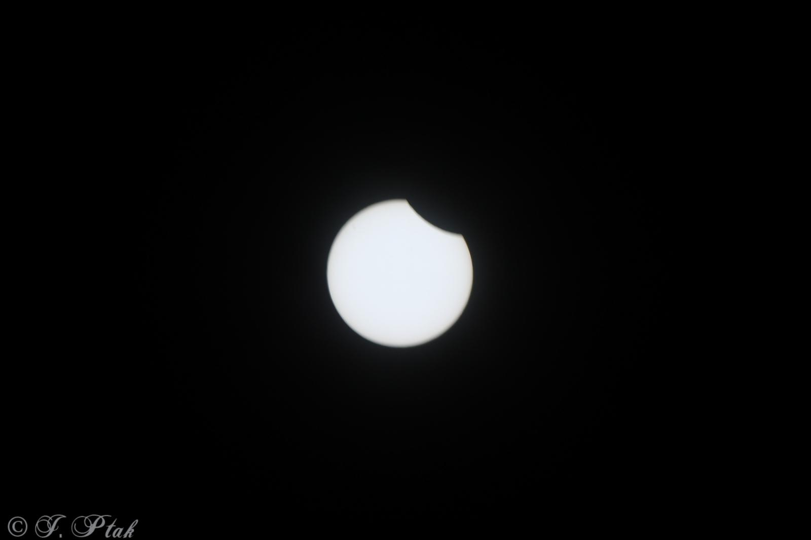 Zdjęcie w galerii na portalu naszraciborz.pl: Częściowe zaćmienie Słońca widziane z Raciborza [FOTO] wiadomości z regionu