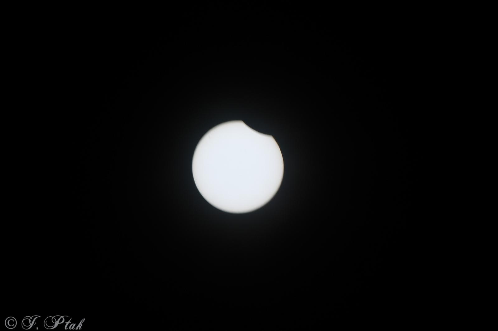 Zdjęcie w galerii na portalu naszraciborz.pl: Częściowe zaćmienie Słońca widziane z Raciborza [FOTO] wiadomości z regionu