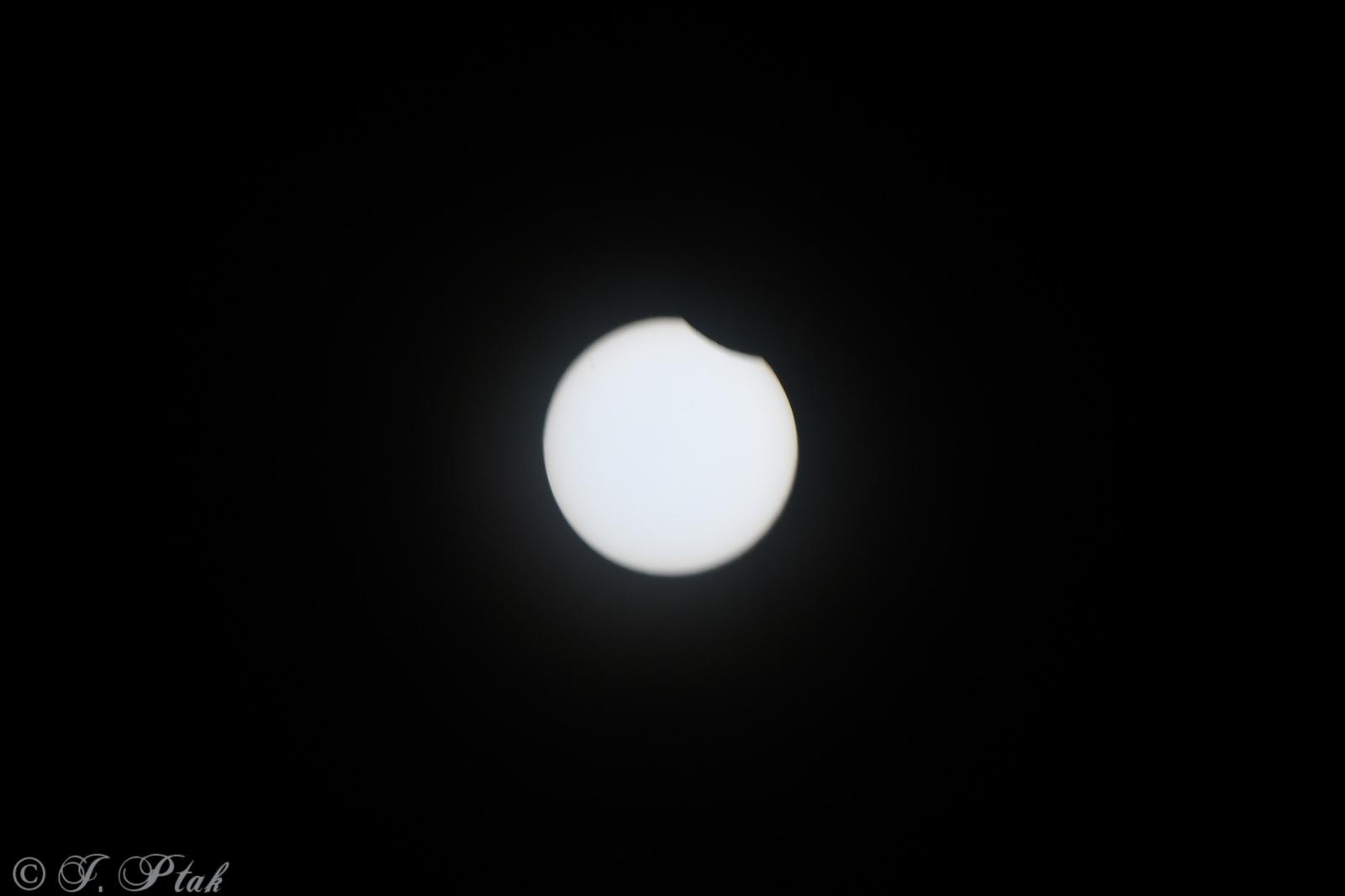 Zdjęcie w galerii na portalu naszraciborz.pl: Częściowe zaćmienie Słońca widziane z Raciborza [FOTO] wiadomości z regionu