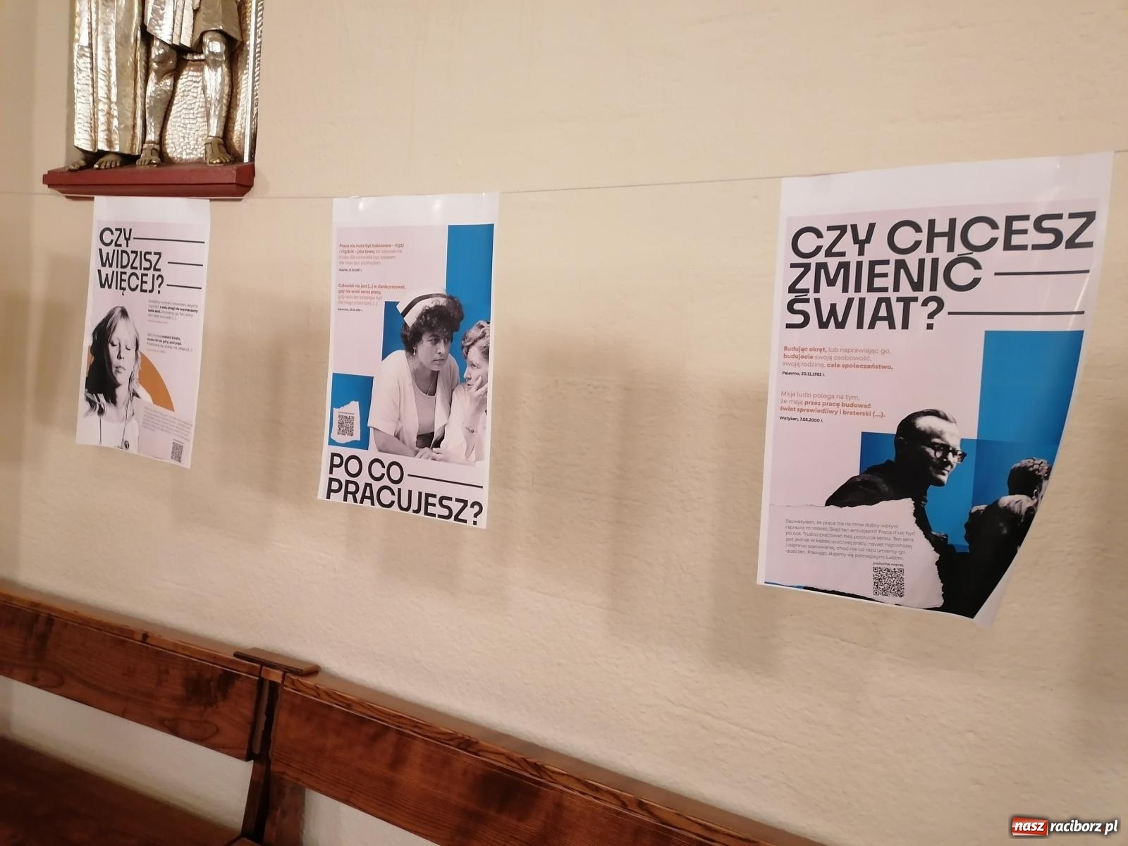 Zdjęcie w galerii na portalu naszraciborz.pl: Parafialne wydarzenia w Raciborzu z okazji 20. rocznicy śmierci JPII wiadomości z regionu