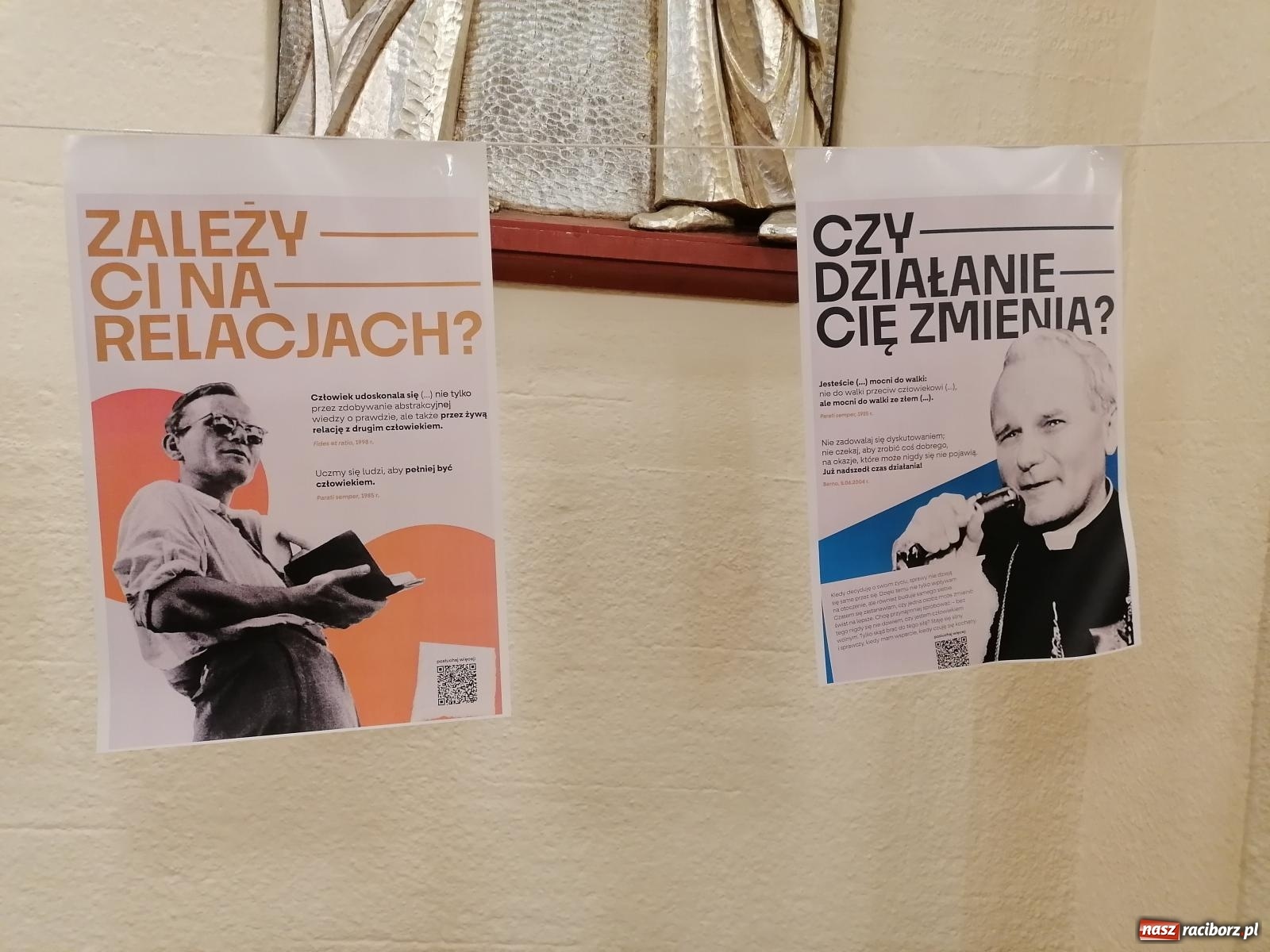 Zdjęcie w galerii na portalu naszraciborz.pl: Parafialne wydarzenia w Raciborzu z okazji 20. rocznicy śmierci JPII wiadomości z regionu