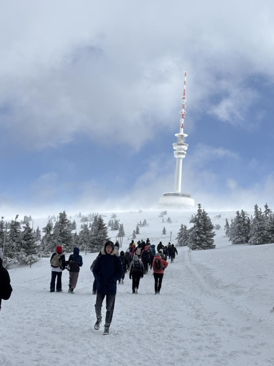 Zdjęcie w galerii na portalu naszraciborz.pl: Uczniowie Ekonomika na obozie narciarskim w ramach projektu LET’S GET FIT wiadomości z regionu