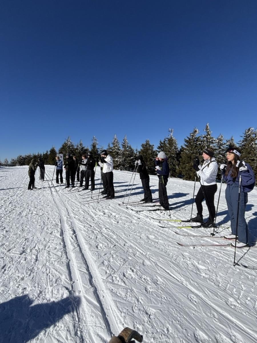 Zdjęcie w galerii na portalu naszraciborz.pl: Uczniowie Ekonomika na obozie narciarskim w ramach projektu LET’S GET FIT wiadomości z regionu