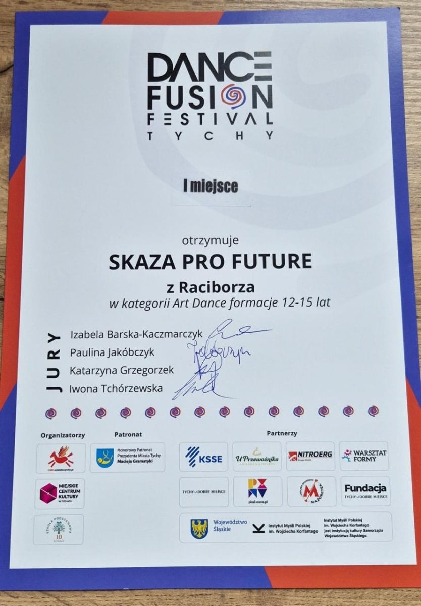 Zdjęcie w galerii na portalu naszraciborz.pl: Podwójne zwycięstwo SKAZY PRO FUTURE na Dance Fussion Festival w Tychach!  wiadomości z regionu