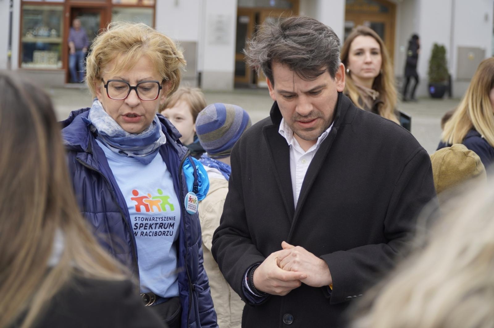 Zdjęcie w galerii na portalu naszraciborz.pl: Racibórz na niebiesko i Spektrum jak malowane wiadomości z regionu