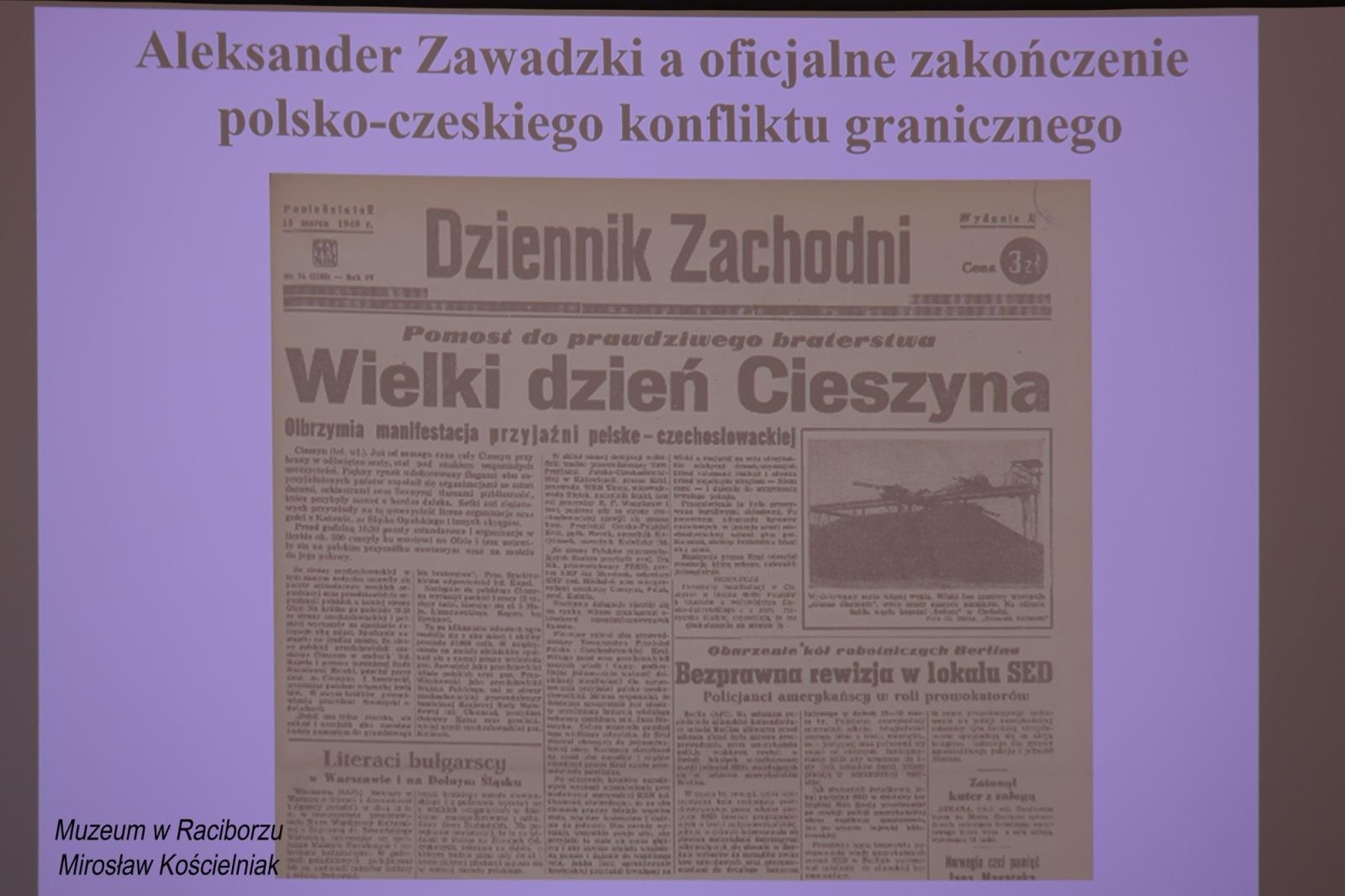 Zdjęcie w galerii na portalu naszraciborz.pl: Racibórz 1945. Konferencja i wystawa upamiętniły dramatyczne wydarzenia sprzed 80 lat [FOTO i WIDEO] wiadomości z regionu