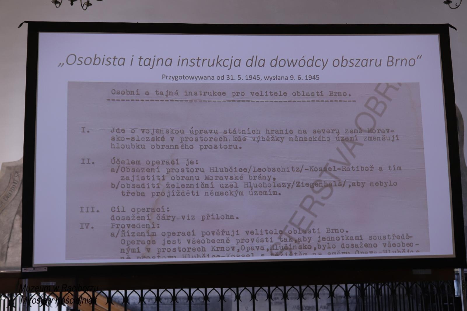 Zdjęcie w galerii na portalu naszraciborz.pl: Racibórz 1945. Konferencja i wystawa upamiętniły dramatyczne wydarzenia sprzed 80 lat [FOTO i WIDEO] wiadomości z regionu