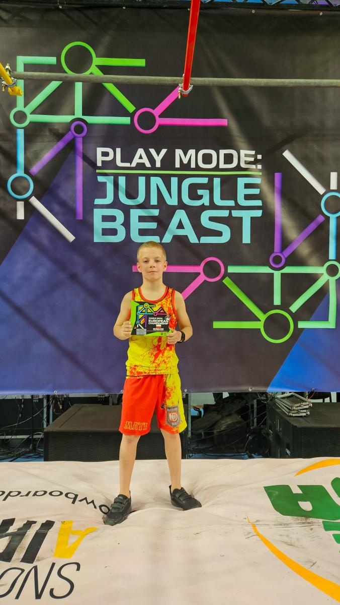 Zdjęcie w galerii na portalu naszraciborz.pl: Duży sukces raciborzan na Mistrzostwach Europy Jungle Ninja 2025 w Płocku wiadomości z regionu