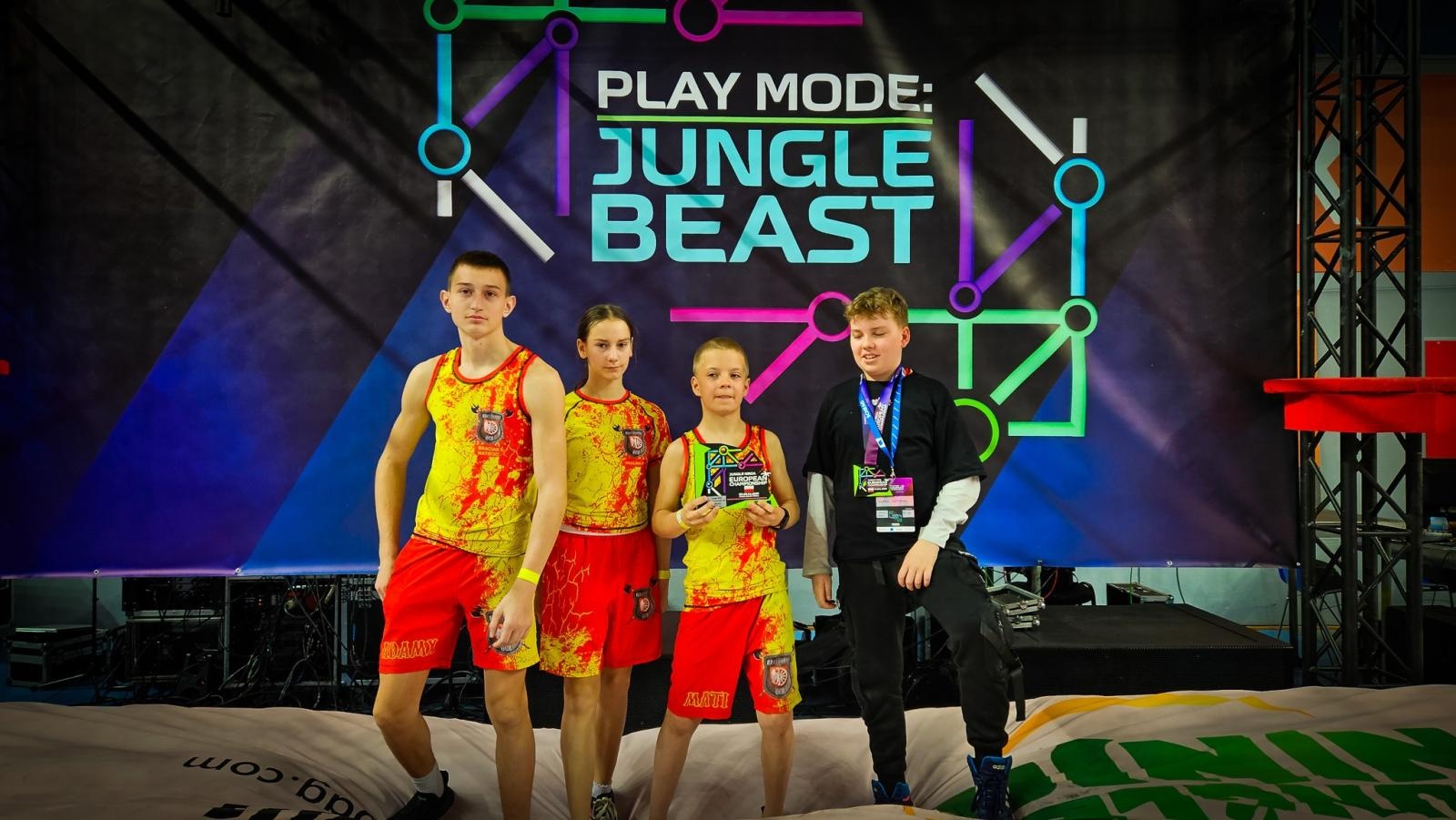 Zdjęcie w galerii na portalu naszraciborz.pl: Duży sukces raciborzan na Mistrzostwach Europy Jungle Ninja 2025 w Płocku wiadomości z regionu